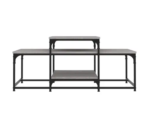 Kavos Staliukas, Pilkas Ąžuolo, 102X60X45cm Apdirbta Mediena Kavos Staliukas, Pilkas Ąžuolo, 102X60X45cm Apdirbta Mediena