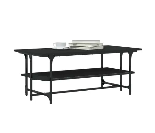 Kohvilaud, Must, 100 X 50 X 40 cm Tehispuit