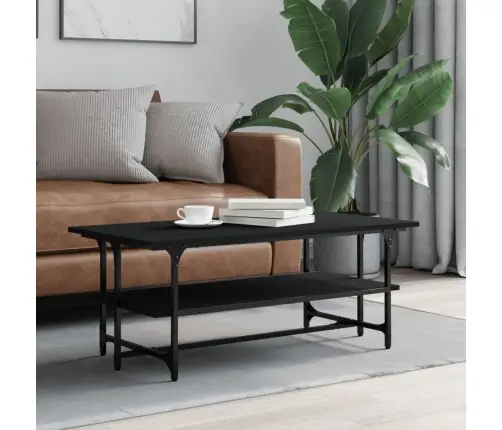 Kohvilaud, Must, 100 X 50 X 40 cm Tehispuit