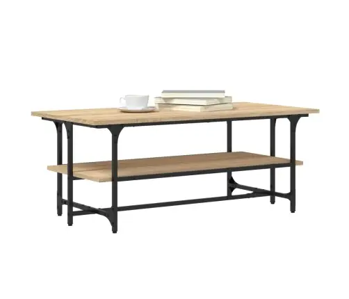 Kavos Staliukas, Sonoma Ąžuolo, 100X50X40cm Apdirbta Mediena