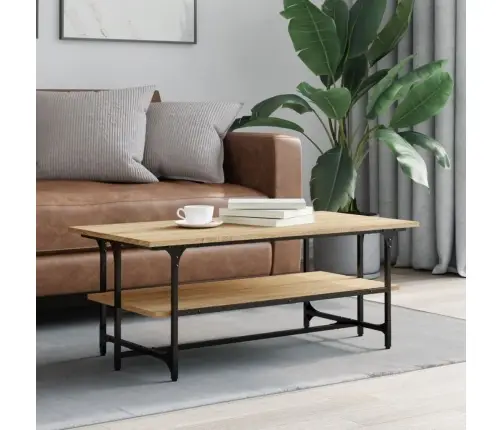 Kavos Staliukas, Sonoma Ąžuolo, 100X50X40cm Apdirbta Mediena