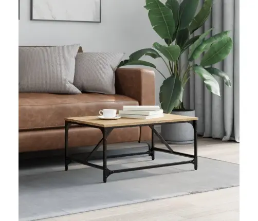 Kafijas Galdiņš, Ozola Krāsa, 75X50X35 Cm, Inženierijas Koks Vidaxl