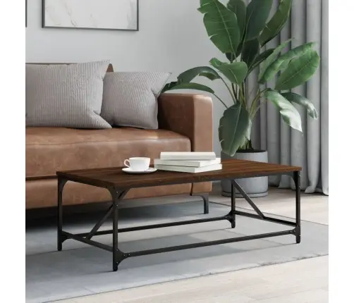 Kafijas Galdiņš, Brūna Ozolkoka, 100X50X35 Cm Vidaxl