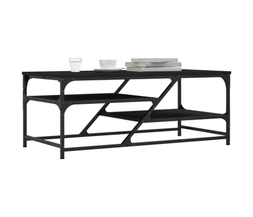 Kafijas Galdiņš, Melns, 100X49X40 Cm, Inženierijas Koks Vidaxl