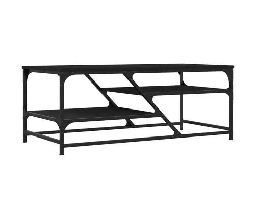 Kafijas Galdiņš, Melns, 100X49X40 Cm, Inženierijas Koks Vidaxl