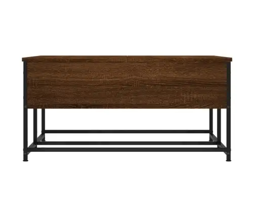 Kafijas Galdiņš, Ozolkoka Krāsa, 80X80X40 Cm, Inženierijas Koks Vidaxl