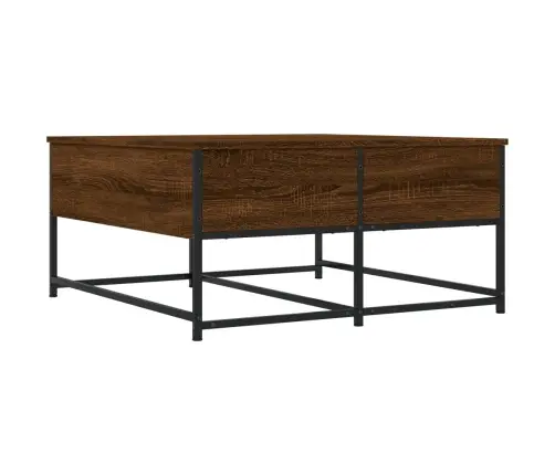 Kafijas Galdiņš, Ozolkoka Krāsa, 80X80X40 Cm, Inženierijas Koks Vidaxl