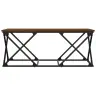 Kohvilaud, Pruun Tamm, 100 X 49 X 40 cm Tehispuit Kohvilaud, Pruun Tamm, 100 X 49 X 40 cm Tehispuit