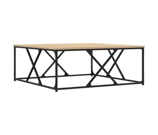 Kafijas Galdiņš, Ozola Krāsa, 100X100X40 Cm, Inženierijas Koks Vidaxl