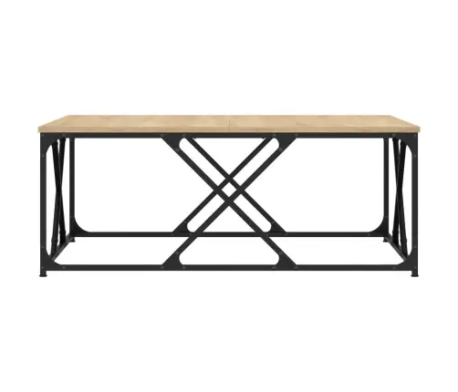 Kafijas Galdiņš, Ozola Krāsa, 100X100X40 Cm, Inženierijas Koks Vidaxl