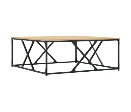 Kafijas Galdiņš, Ozola Krāsa, 100X100X40 Cm, Inženierijas Koks Vidaxl