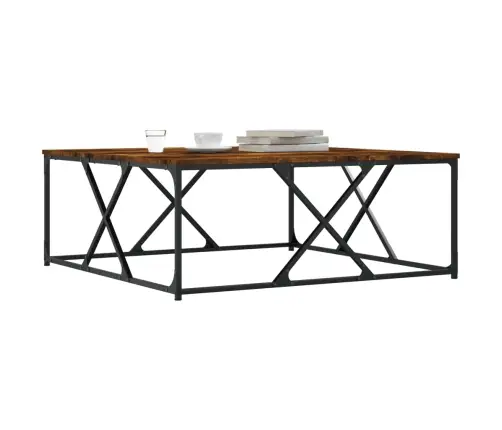 Kavos Staliukas, Dūminio Ąžuolo, 100X100X40cm Apdirbta Mediena