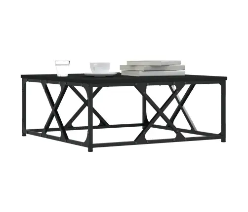 Kavos Staliukas, Juodos Spalvos, 70X70X30cm Apdirbta Mediena