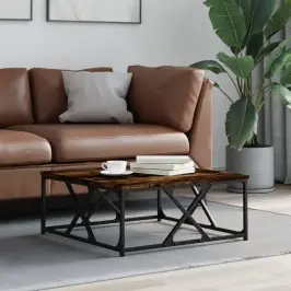 Kafijas Galdiņš, Ozolkoka Krāsa, 70X70X30 Cm, Inženierijas Koks Vidaxl