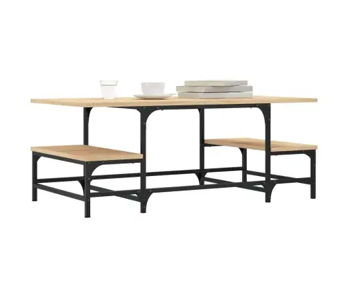 Kafijas Galdiņš, Ozola Krāsa, 100X50,5X40 Cm, Inženierijas Koks Vidaxl