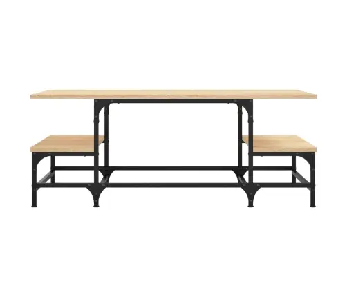 Kafijas Galdiņš, Ozola Krāsa, 100X50,5X40 Cm, Inženierijas Koks Vidaxl