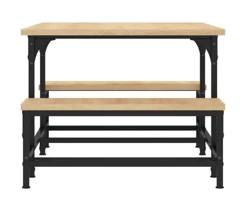 Kafijas Galdiņš, Ozola Krāsa, 100X50,5X40 Cm, Inženierijas Koks Vidaxl