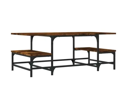 Kafijas Galdiņš, Koka Krāsa, 100X50,5X40 Cm, Inženierijas Koks Vidaxl