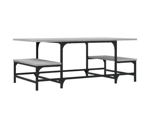 Kafijas Galdiņš, Pelēka Ozola, 100X50,5X40Cm, Inženierijas Koks Vidaxl