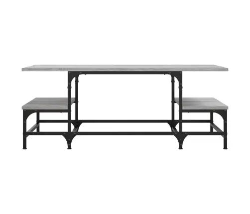 Kafijas Galdiņš, Pelēka Ozola, 100X50,5X40Cm, Inženierijas Koks Vidaxl