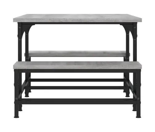 Kafijas Galdiņš, Pelēka Ozola, 100X50,5X40Cm, Inženierijas Koks Vidaxl