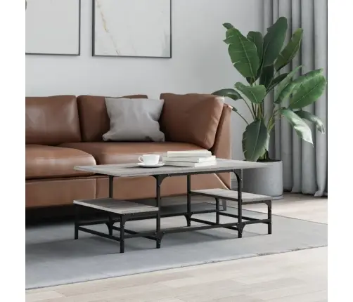 Kafijas Galdiņš, Pelēka Ozola, 100X50,5X40Cm, Inženierijas Koks Vidaxl