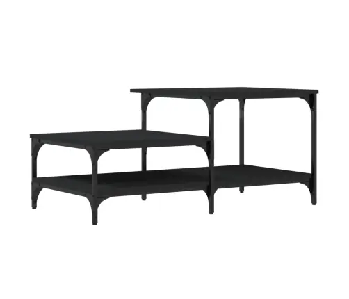 Kafijas Galdiņš, Melns, 100X50,5X45 Cm, Inženierijas Koks Vidaxl