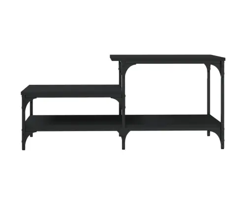 Kafijas Galdiņš, Melns, 100X50,5X45 Cm, Inženierijas Koks Vidaxl