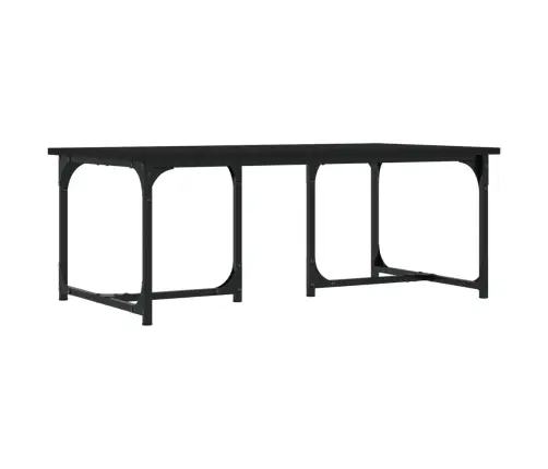 Kafijas Galdiņš, Melns, 90X50X35 Cm, Inženierijas Koks Vidaxl