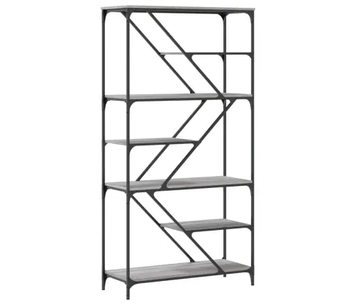 Raamaturiiul, Hall Sonoma Tamm, 91X36X176 cm Tehispuit/Teras