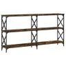 Konsoles Galdiņš, Ozolkoka, 156X28X80,5 Cm, Inženierijas Koks Vidaxl Konsoles Galdiņš, Ozolkoka, 156X28X80,5 Cm, Inženierijas Koks Vidaxl