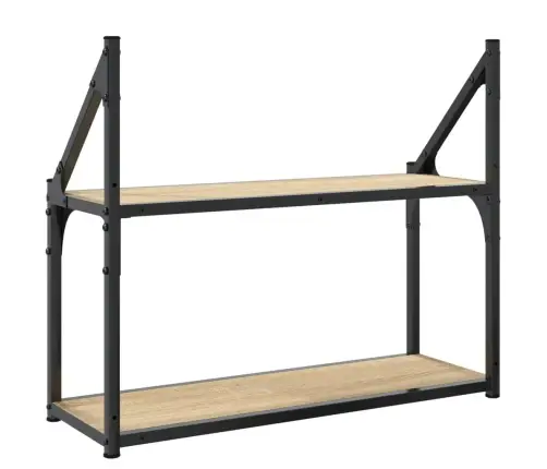 Kahekorruseline Seinariiul, Sonoma Tamm, 60 X 21 X 51 cm Töödeldud Puit