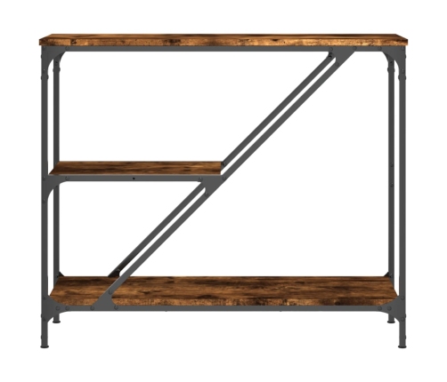Konsoles Galdiņš, Kvēpināta Ozolkoka, 88,5X30X75 Cm Vidaxl