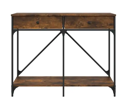 Konsoollaud, Suitsutatud Tamm, 100X39X78,5 cm Tehispuit