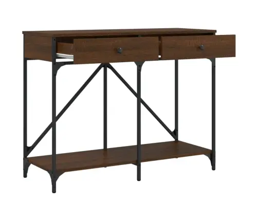 Konsoles Galdiņš, Brūns, 100X39X78,5 Cm, Inženierijas Koks Vidaxl