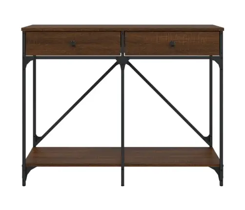 Konsoles Galdiņš, Brūns, 100X39X78,5 Cm, Inženierijas Koks Vidaxl
