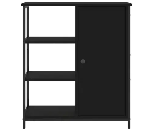 Kumode, Melna, 70X30X80 Cm, Inženierijas Koks Vidaxl