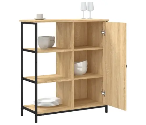 Komoda, Sonoma Ąžuolo Spalvos, 70X30X80cm Inžinerinė Mediena