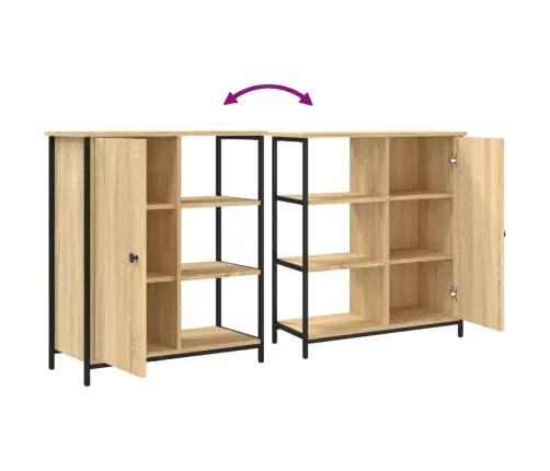 Komoda, Sonoma Ąžuolo Spalvos, 70X30X80cm Inžinerinė Mediena