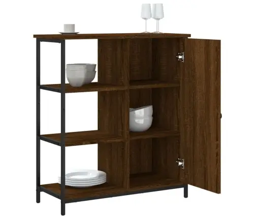 Šoninė Spintelė, Ruda Ąžuolo, 70X30X80cm Apdirbta Mediena