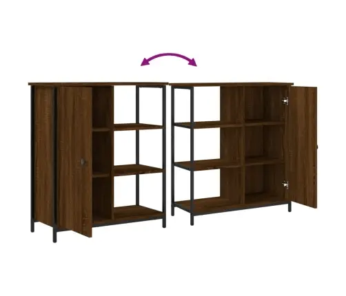 Šoninė Spintelė, Ruda Ąžuolo, 70X30X80cm Apdirbta Mediena