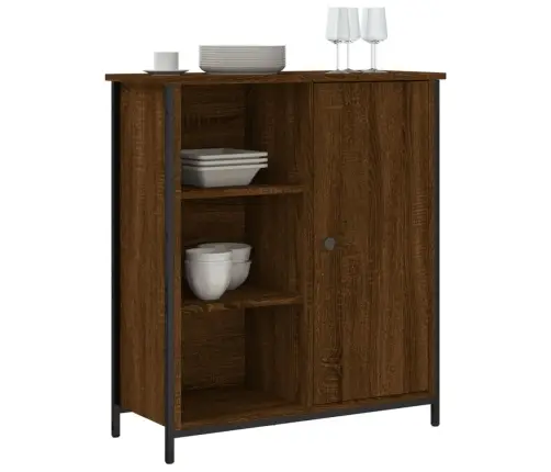 Šoninė Spintelė, Ruda Ąžuolo, 70X30X80cm Apdirbta Mediena