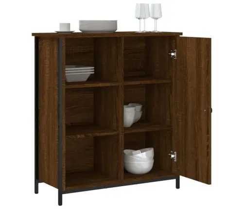 Šoninė Spintelė, Ruda Ąžuolo, 70X30X80cm Apdirbta Mediena