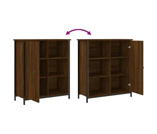 Šoninė Spintelė, Ruda Ąžuolo, 70X30X80cm Apdirbta Mediena