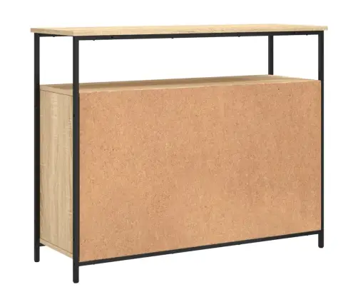 Komoda, Sonoma Ąžuolo Spalvos, 100X35X80cm Inžinerinė Mediena