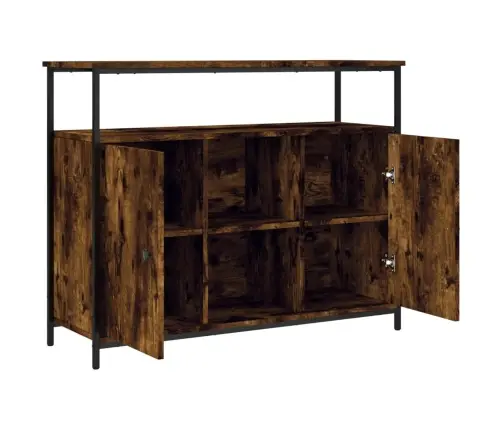 Kumode, Ozolkoka Krāsa, 100X35X80 Cm, Inženierijas Koks Vidaxl