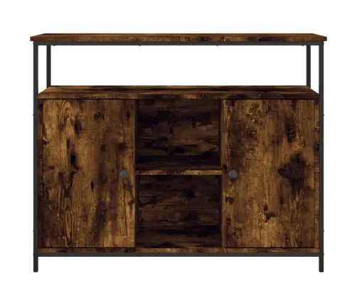 Kumode, Ozolkoka Krāsa, 100X35X80 Cm, Inženierijas Koks Vidaxl