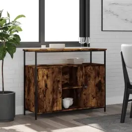 Kumode, Ozolkoka Krāsa, 100X35X80 Cm, Inženierijas Koks Vidaxl