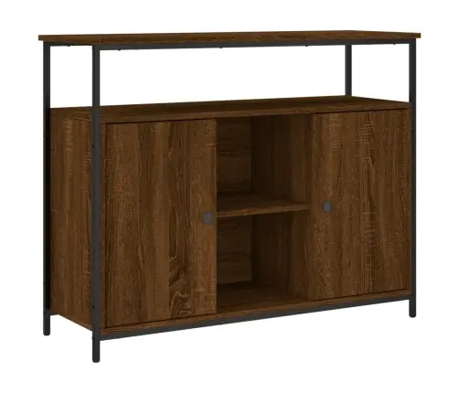 Kumode, Ozolkoka Krāsa, 100X35X80 Cm, Inženierijas Koks Vidaxl