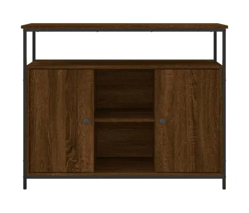 Kumode, Ozolkoka Krāsa, 100X35X80 Cm, Inženierijas Koks Vidaxl